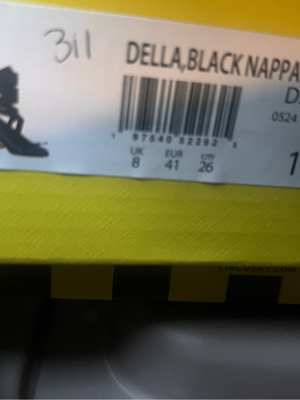 Ella Black Nappa woman shoe